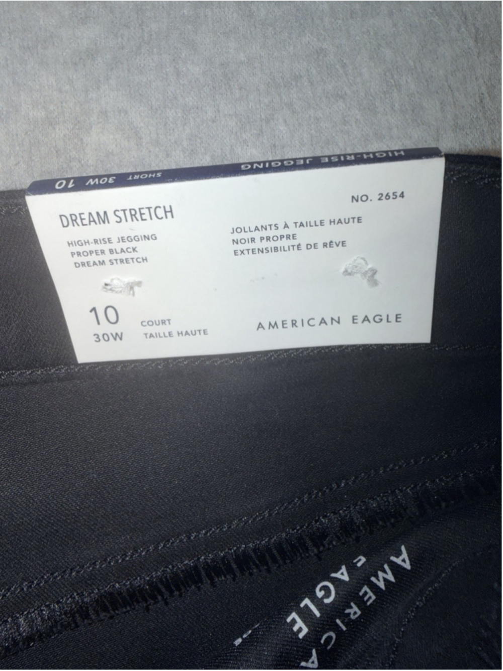 American Eagle Dream Stretch High-Rise Jegging Proper Black 10 Short NWT - Picture 4 of 10